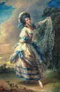 Thomas Gainsborough Portrait of Giovanna Baccelli oil painting artist